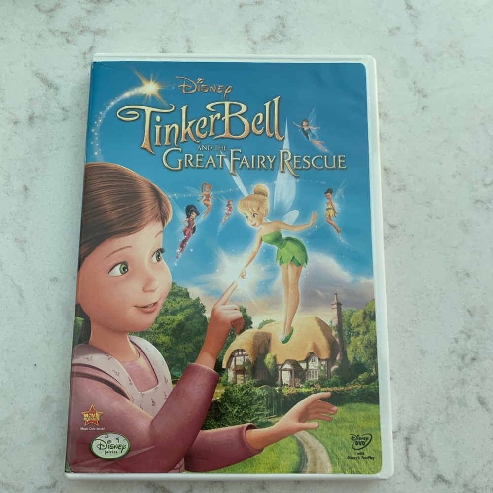 Tinkerbell and The Great Fairy Rescue DVD!